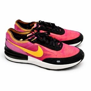 Nike Women's Vibrant Pink and Yellow Sneakers